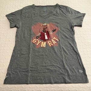 Raw Threads Muppets Rizzo the Rat “Gym Rat” Women’s Running Shirt (size XL)